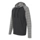 8127 Burnside Heather Charcoal/ Charcoal Stripe