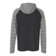 8127 Burnside Heather Charcoal/ Charcoal Stripe