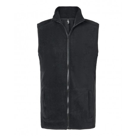 3012 Burnside 3012 Polar Fleece Vest BLACK