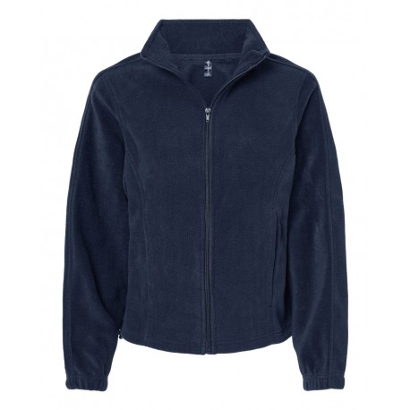 5062 Burnside 5062 Women's Polar Fleece Full-Zip Jacket NAVY
