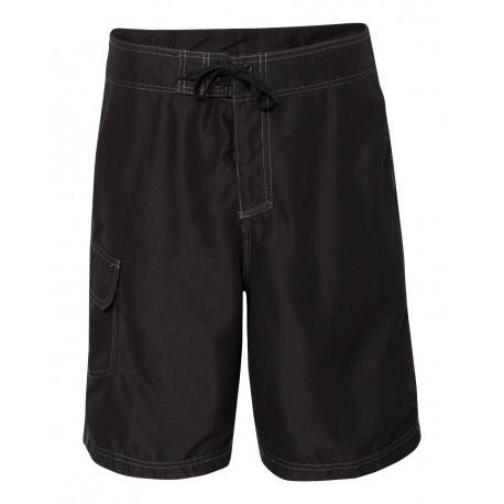 9301 Burnside 9301 Solid Board Shorts BLACK