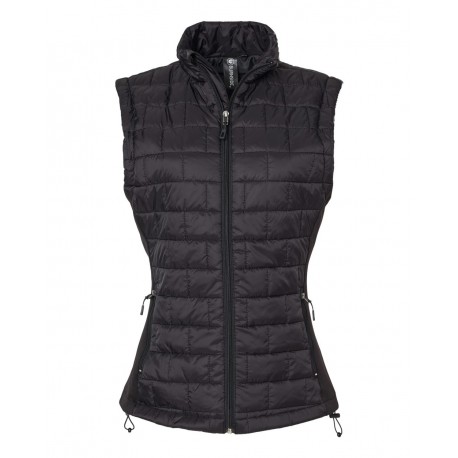 5703 Burnside 5703 Women's Elemental Puffer Vest BLACK