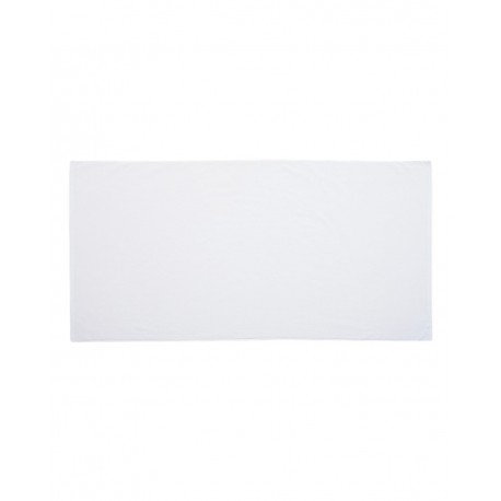 C3060 Carmel Towel Company C3060 Velour Beach Towel WHITE