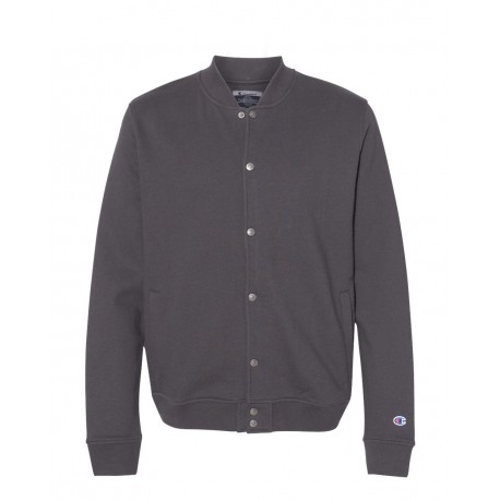 CO100 Champion CO100 Unisex Bomber Jacket CHARCOAL HEATHER