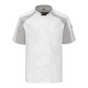 052M Chef Designs White/ Grey Mesh