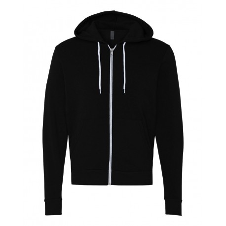 3739 BELLA + CANVAS 3739 Sponge Fleece Full-Zip Hoodie BLACK