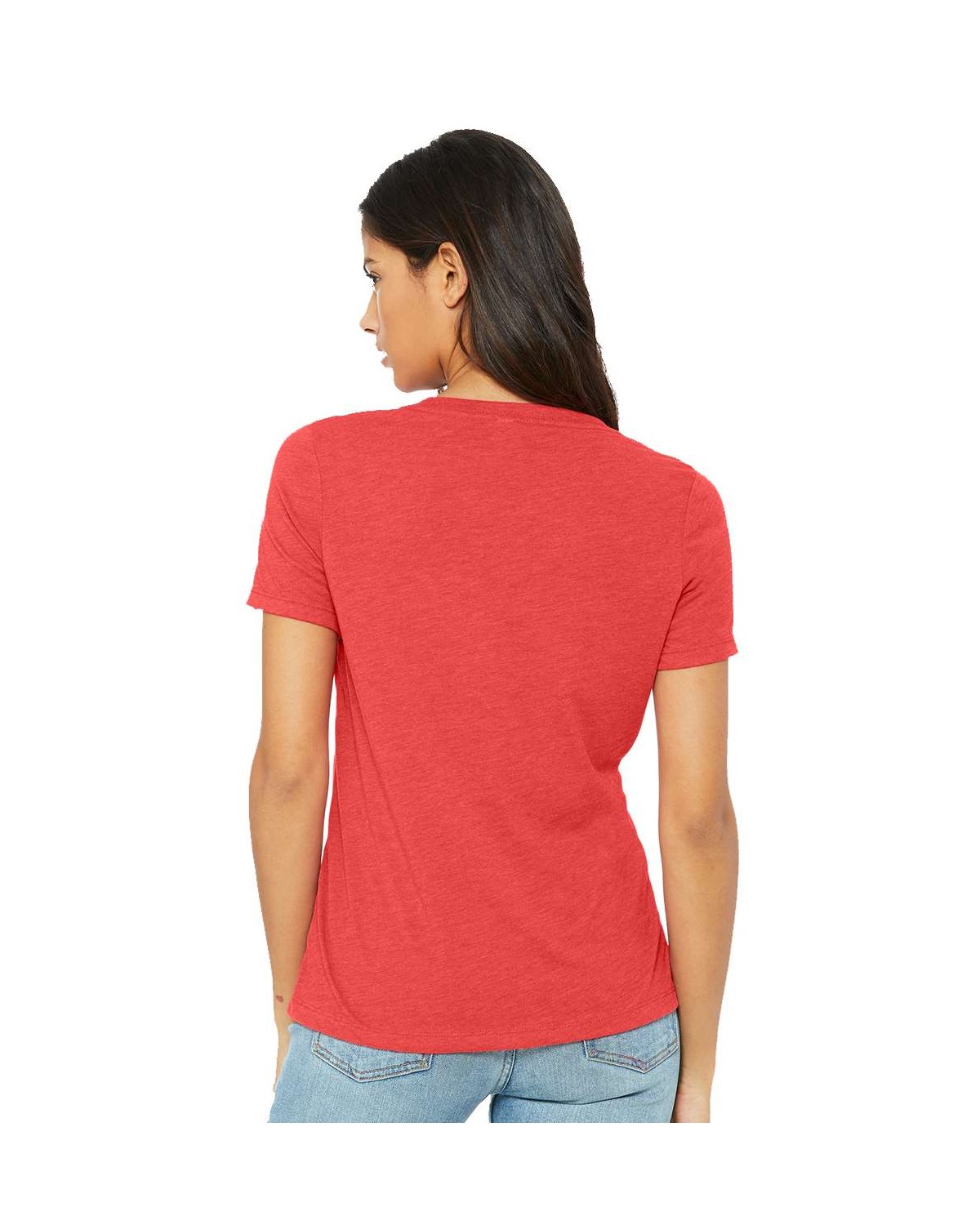 BELLA + CANVAS 6415 Women's Relaxed Triblend Short Sleeve V-Neck Tee