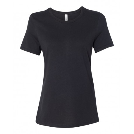 6400 BELLA + CANVAS 6400 Women's Relaxed Jersey Tee VINTAGE BLACK
