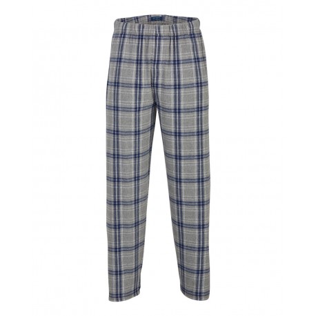 BM6624 Boxercraft BM6624 Harley Flannel Pants Oxford Heather/ Navy Kingston