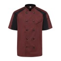 052M Chef Designs Merlot Heather/ Black Mesh