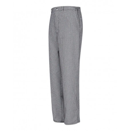 2020 Chef Designs 2020 Cook Pants Black/ White Check - Unhemmed