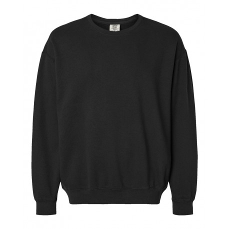 1466 Comfort Colors 1466 Garment-Dyed Lightweight Fleece Crewneck Sweatshirt BLACK