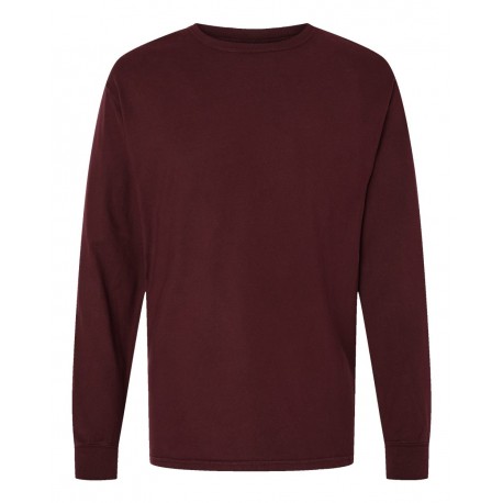 GDH200 ComfortWash by Hanes GDH200 Garment-Dyed Long Sleeve T-Shirt MAROON