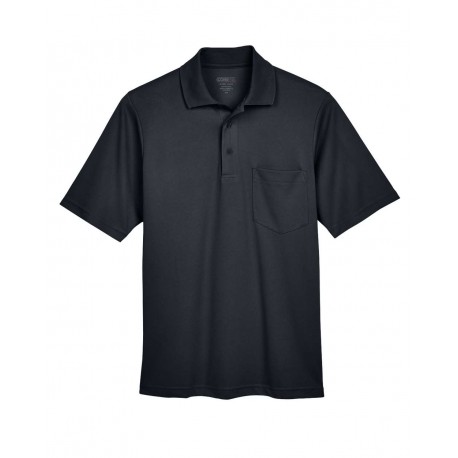 88181P CORE365 88181P Origin Performance Pique Polo with Pocket BLACK