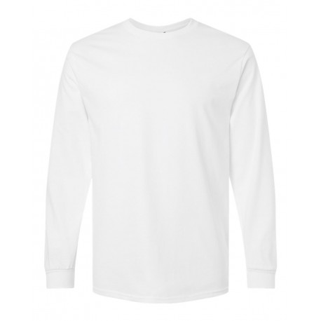 2400 Gildan 2400 Ultra Cotton Long Sleeve T-Shirt WHITE