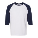 5700 Gildan WHITE/ NAVY