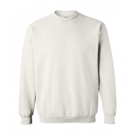 18000 Gildan 18000 Heavy Blend Crewneck Sweatshirt WHITE