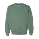 18000 Gildan Heather Dark Green