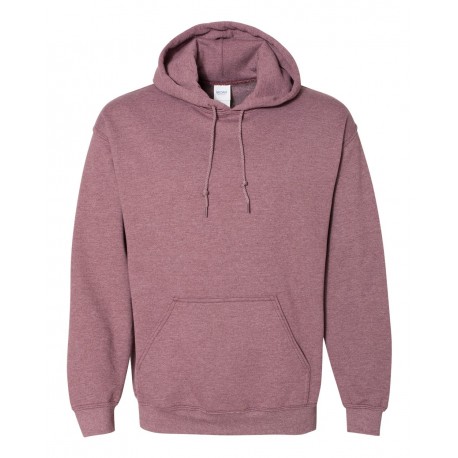 18500 Gildan 18500 Heavy Blend Hooded Sweatshirt Heather Dark Maroon