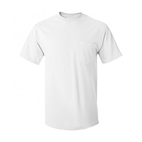 5590 Hanes 5590 Authentic Pocket T-Shirt WHITE