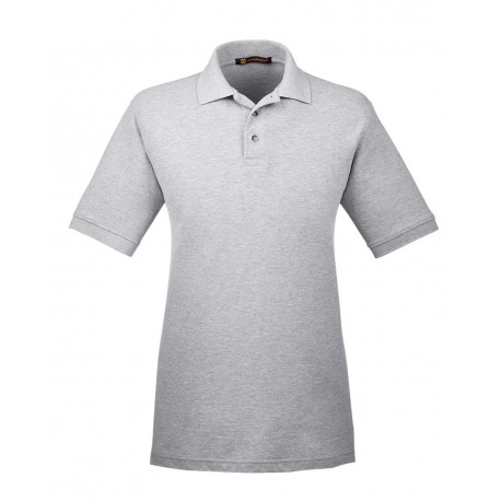 M200T Harriton M200T Tall Cotton Pique Polo GREY HEATHER
