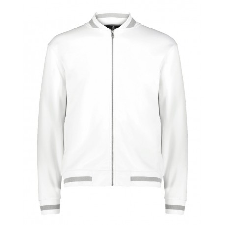 223547 Holloway 223547 V-Street Full-Zip Jacket White/ Athletic Heather