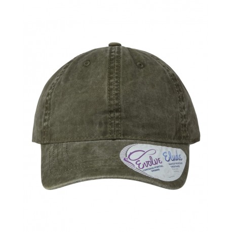 CASSIE Infinity Her CASSIE Women's Pigment-Dyed with Fashion Undervisor Cap Olive/ Camo