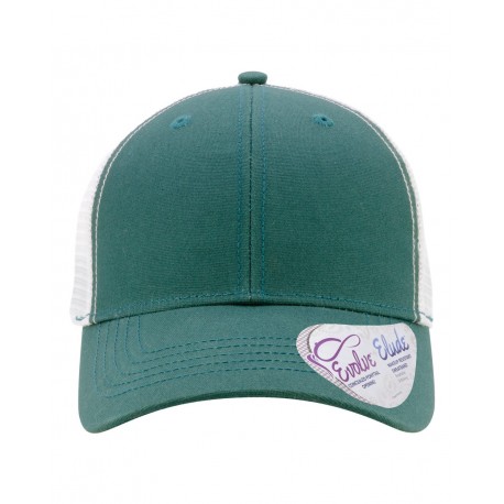 CHARLIE Infinity Her CHARLIE Women's Modern Trucker Cap Emerald/ White