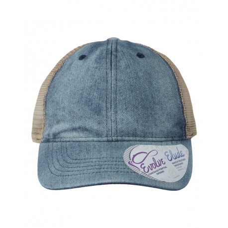 DAISY Infinity Her DAISY Women's Denim Mesh-Back Cap DENIM/ KHAKI