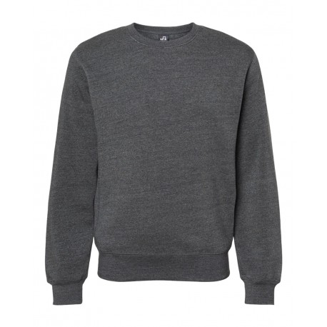 8870 J. America 8870 Triblend Fleece Crewneck Sweatshirt BLACK TRIBLEND