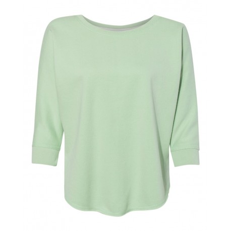 8685 J. America 8685 Women's Lounge Fleece Dolman Crewneck Sweatshirt JULEP