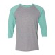 601RR Jerzees Oxford/ Mint Heather