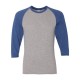 601RR Jerzees Oxford/ True Blue Heather