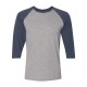 601RR Jerzees Oxford/ Indigo Heather