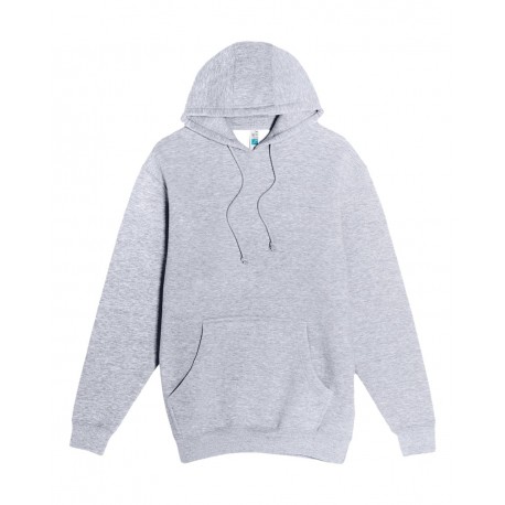 LS19001 Lane Seven LS19001 Heavyweight Pullover Hooded Sweatshirt HEATHER GREY