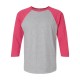 6930 LAT Vintage Heather/ Vintage Hot Pink