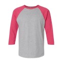 6930 LAT Vintage Heather/ Vintage Hot Pink