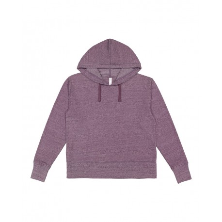 3536 LAT 3536 Women's Vintage Wash Hoodie Weathered Plum