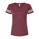 3537 LAT Vintage Burgundy/ White