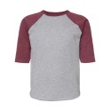 6130 LAT Vintage Heather/ Vintage Burgundy