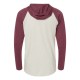 6917 LAT Natural Heather/ Vintage Burgundy/ Natural