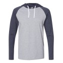 6917 LAT Vintage Heather/ Vintage Navy/ White