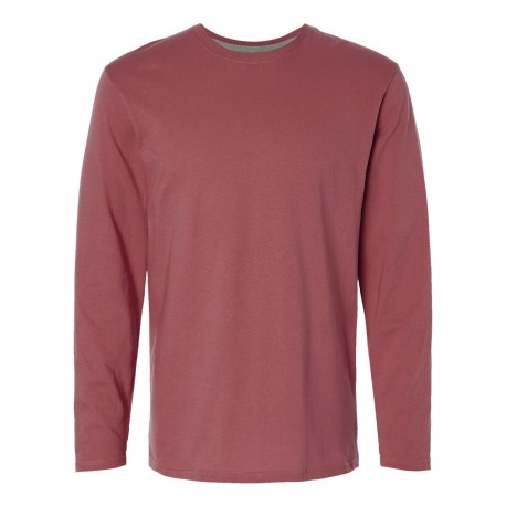 6918 LAT 6918 Fine Jersey Long Sleeve Tee ROUGE