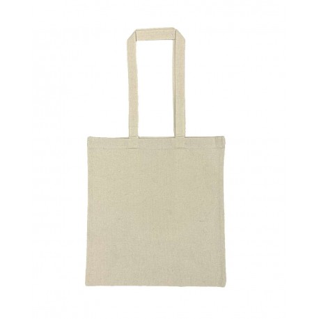 8505R Liberty Bags 8505R Lightweight Recycled Canvas Tote Bag with Extended Handle RECYCLED NATURAL