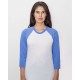 FF53 Los Angeles Apparel White/ Heather Lake Blue