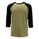 6251 Next Level Apparel BLACK/ OLIVE