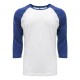 6251 Next Level Apparel Royal Sleeves/ White Body