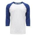 6251 Next Level Apparel Royal Sleeves/ White Body