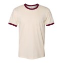 3604 Next Level Apparel Natural/ Maroon