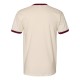 3604 Next Level Apparel Natural/ Maroon